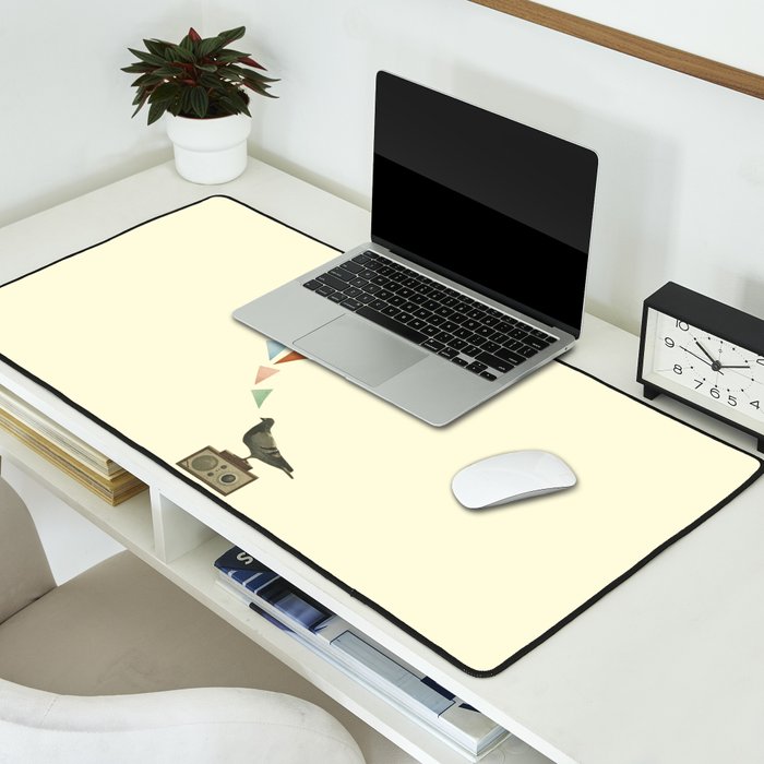 Pigeon Radio Desk Mat Gallery Image 2