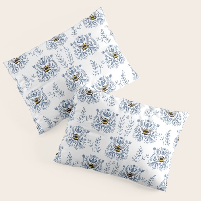 Southern Bee Pillow Sham Gallery Image 1