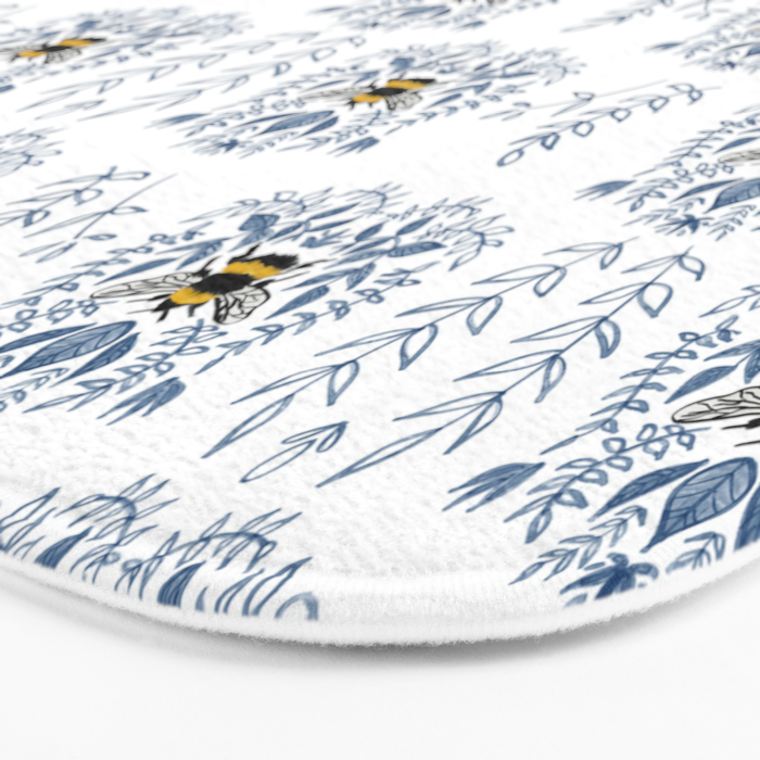 Southern Bee Bath Mat Gallery Image 3