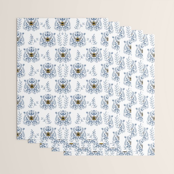 Southern Bee Wrapping Paper Gallery Image 3
