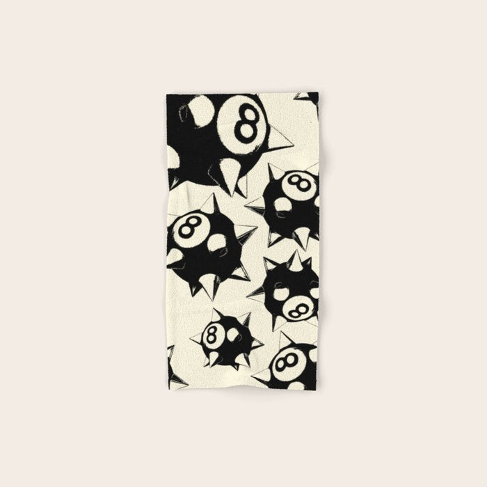 The Spiked 8 Ball Bath Towel Gallery Image 1
