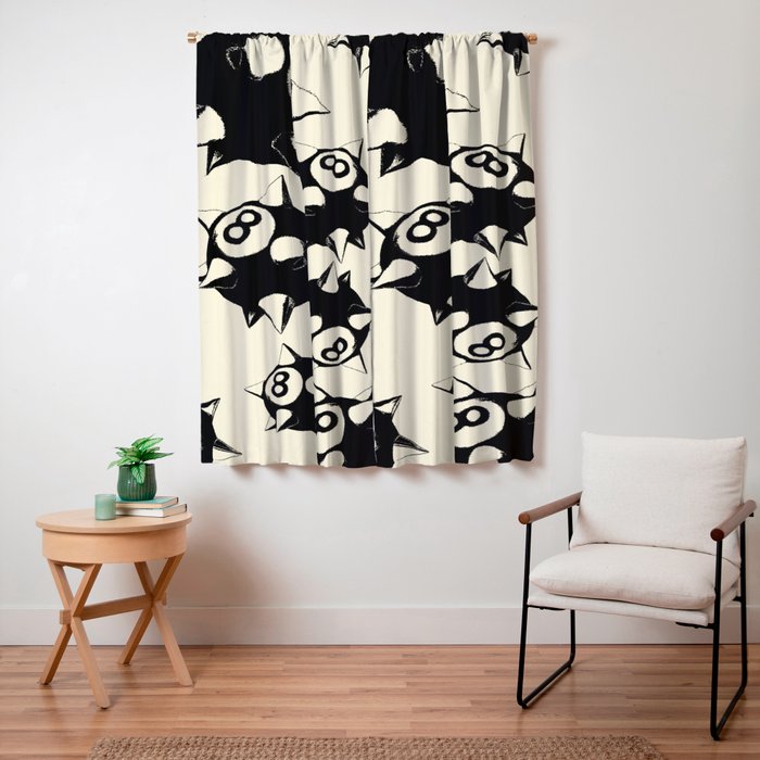 The Spiked 8 Ball Window Curtain Gallery Image 3