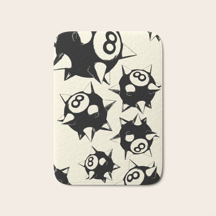 The Spiked 8 Ball Bath Mat Gallery Image 1