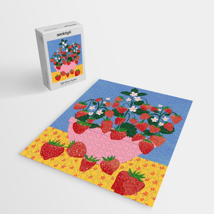Potted Strawberries Jigsaw Puzzle Gallery Image 2