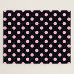Polka Dots (Pink & Black Pattern) Jigsaw Puzzle Gallery Image 1