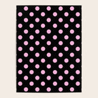Polka Dots (Pink & Black Pattern) Poster Gallery Image 4