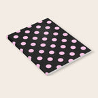 Polka Dots (Pink & Black Pattern) Notebook Gallery Image 2