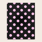 Polka Dots (Pink & Black Pattern) Notebook Gallery Image 4