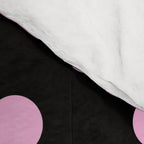 Polka Dots (Pink & Black Pattern) Comforter Gallery Image 4