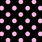 Polka Dots (Pink & Black Pattern) Coffee Mug Gallery Image 2