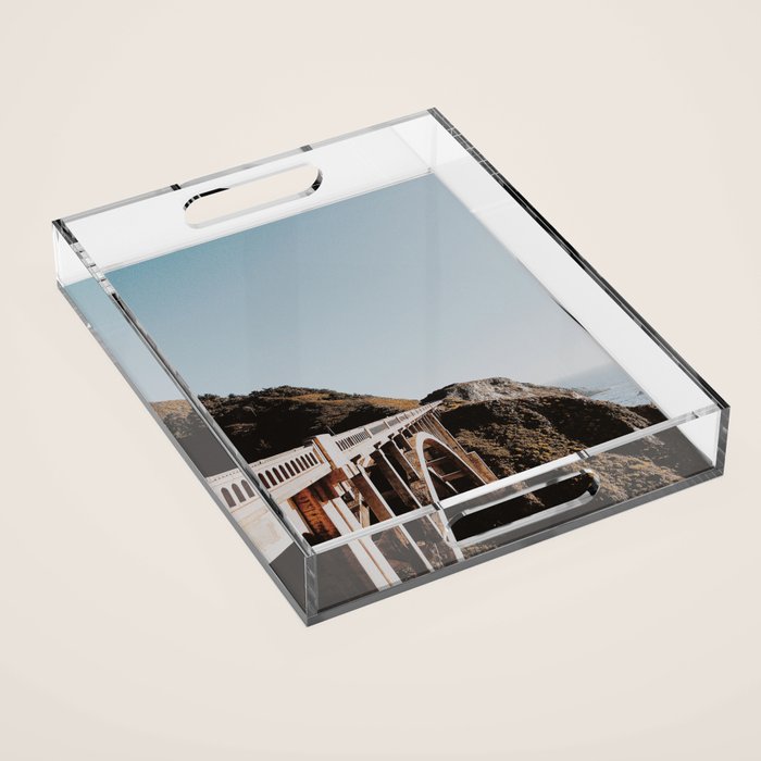 bixby bridge ii - california Acrylic Tray Gallery Image 1