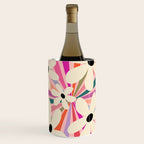 Retro Psychedelic Daisy Flower - Rainbow Color Wine Chiller Gallery Image 1