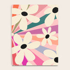 Retro Psychedelic Daisy Flower - Rainbow Color Notebook Gallery Image 4