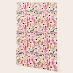 Retro Psychedelic Daisy Flower - Rainbow Color Wallpaper Gallery Image 2