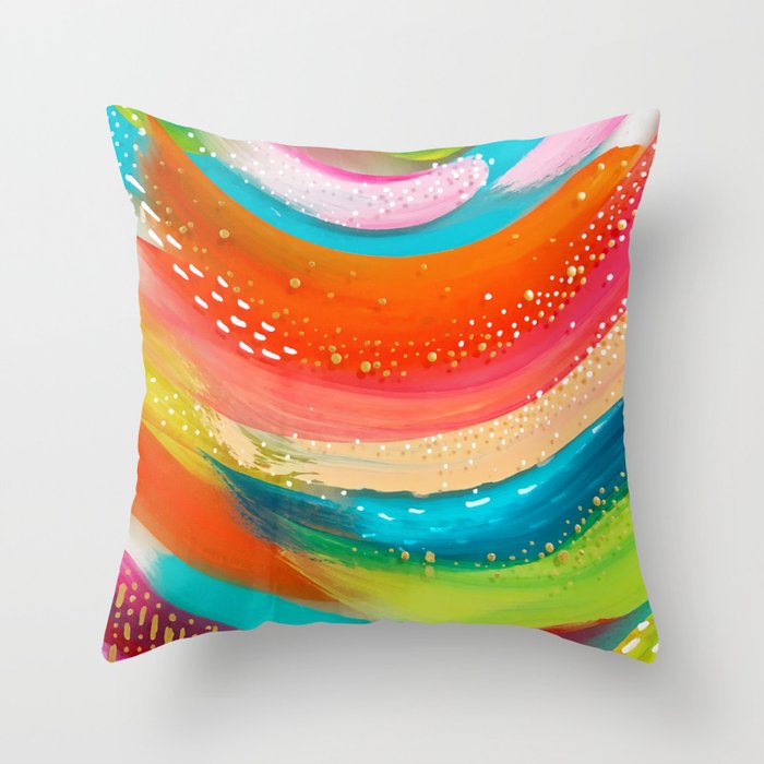 Glass Swish no.1  Throw Pillow
