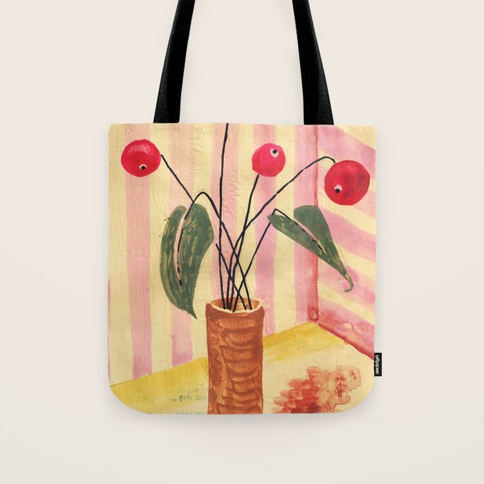 Flowers in a vase 1 Tote Bag Gallery Image 1