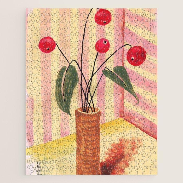 Flowers in a vase 1 Jigsaw Puzzle Gallery Image 1