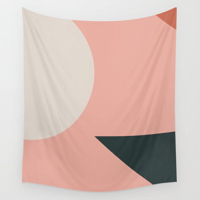 Orbit 05 Modern Geometric Wall Tapestry Gallery Image 1