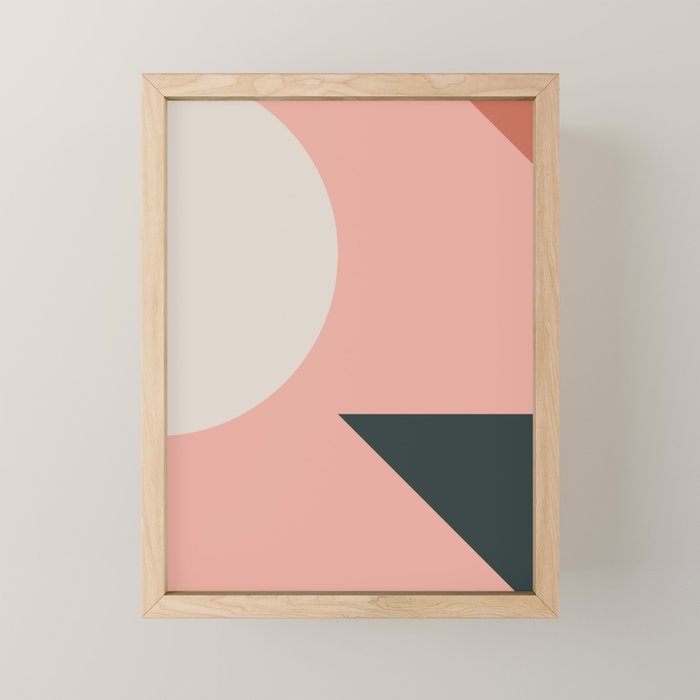 Orbit 05 Modern Geometric Mini Art Print Gallery Image 1