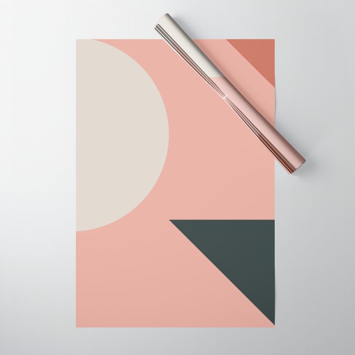 Orbit 05 Modern Geometric Wrapping Paper Gallery Image 1