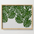 Monstera Leaf I Serving Tray Gallery Image 1