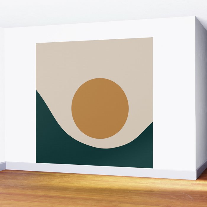 Sunrise / Sunset Minimalism II Wall Mural Gallery Image 2
