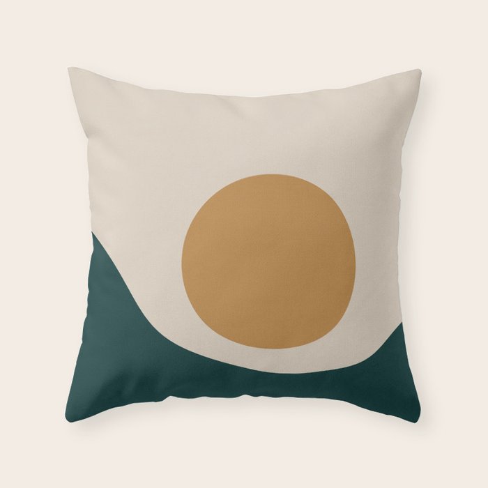 Sunrise / Sunset Minimalism II Throw Pillow Gallery Image 1
