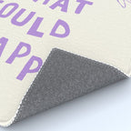 What's The Best That Could Happen in Lavender Purple and White Rug Gallery Image 4