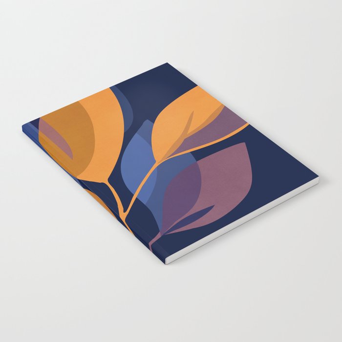 Scorpio Dark Abstract Botanical Notebook Gallery Image 2