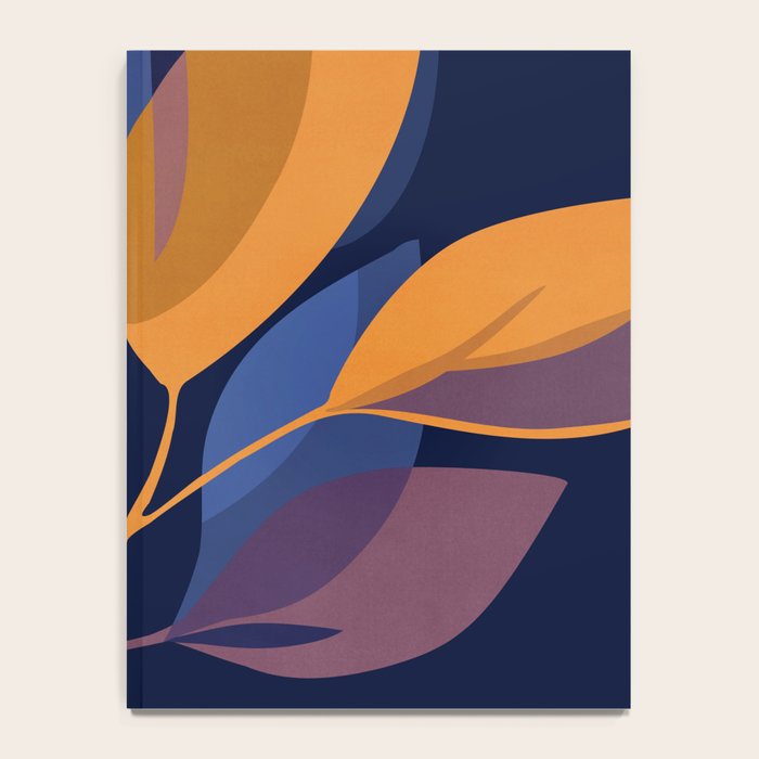 Scorpio Dark Abstract Botanical Notebook Gallery Image 4