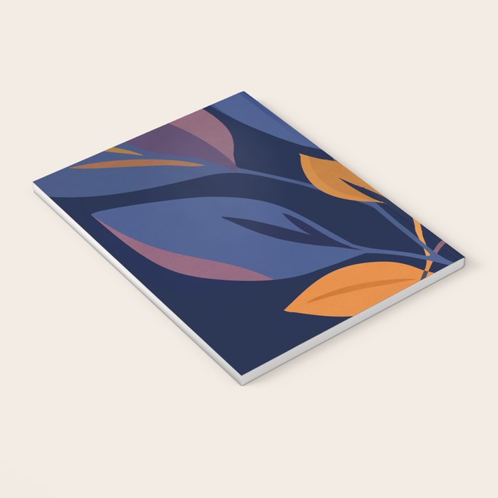 Scorpio Dark Abstract Botanical Notebook Gallery Image 3