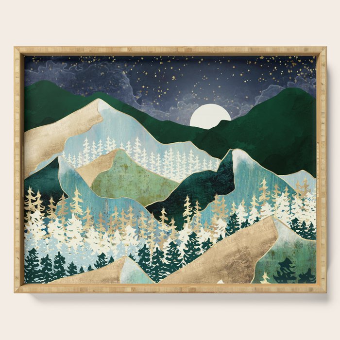 Spring Night Vista Serving Tray Gallery Image 1