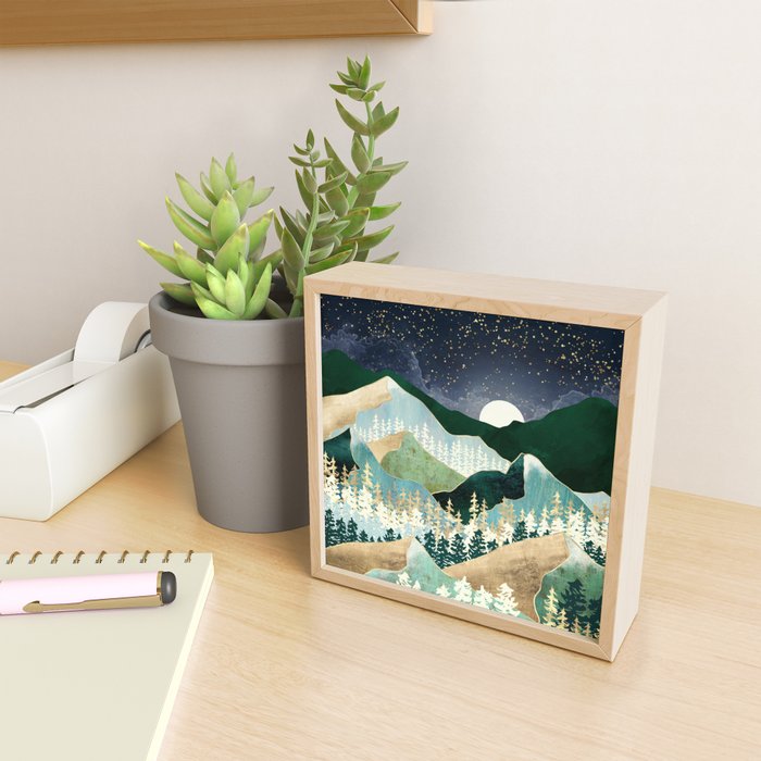 Spring Night Vista Mini Art Print Gallery Image 2