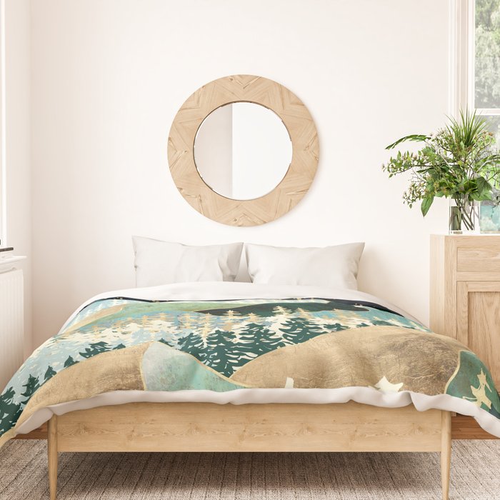 Spring Night Vista Duvet Cover Gallery Image 3
