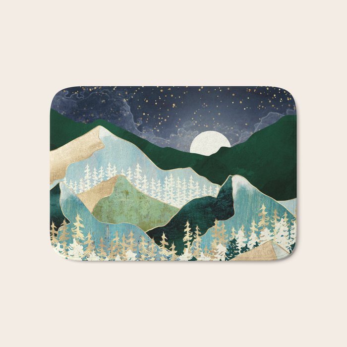 Spring Night Vista Bath Mat Gallery Image 1