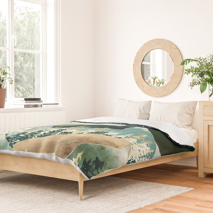 Spring Night Vista Duvet Cover Gallery Image 2