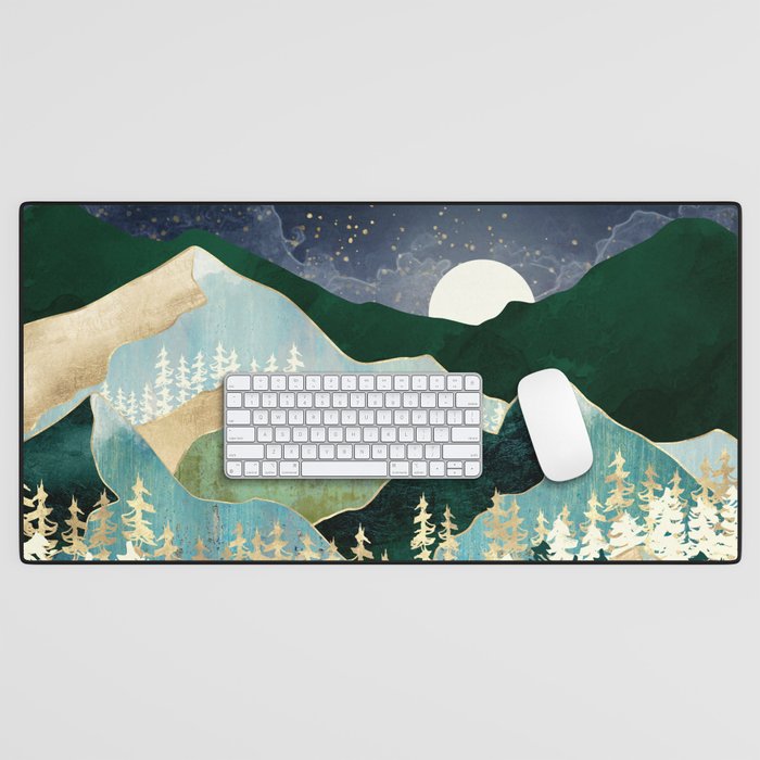Spring Night Vista Desk Mat Gallery Image 1
