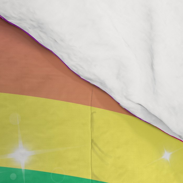 Rainbow Sparkle Unicorn Comforter Gallery Image 4