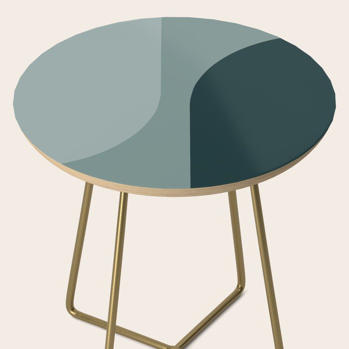 Modern Minimal Arch Abstract X Side Table Gallery Image 2