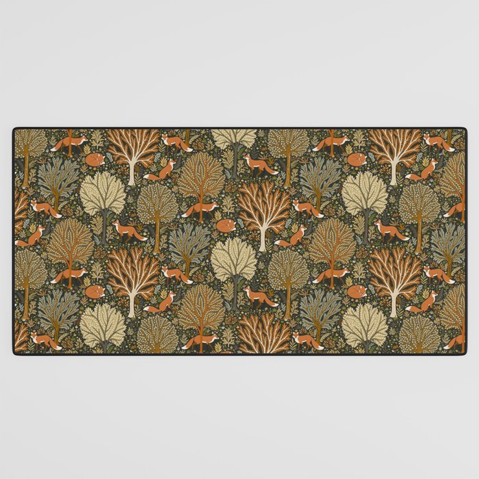 Woodland Fox Desk Mat Gallery Image 3