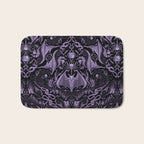 Bats and Beasts - ROYAL PURPLE Bath Mat Gallery Image 1