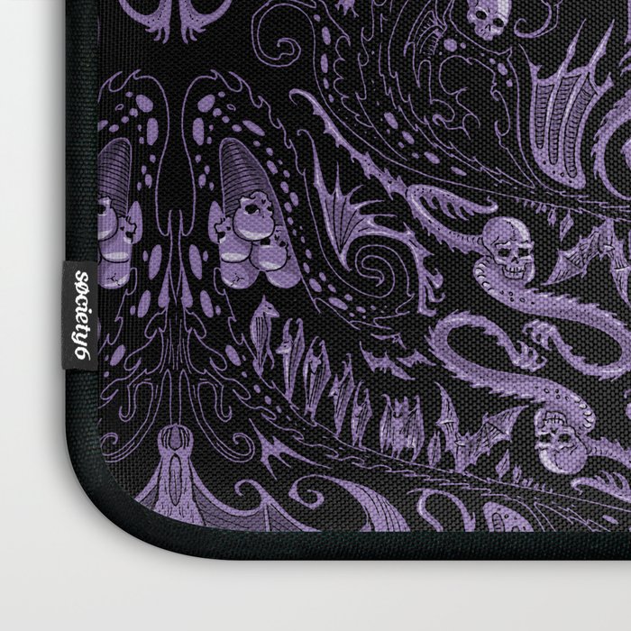 Bats and Beasts - ROYAL PURPLE Laptop Sleeve Gallery Image 3