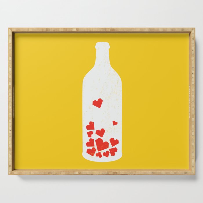 Message in a bottle Serving Tray Gallery Image 1
