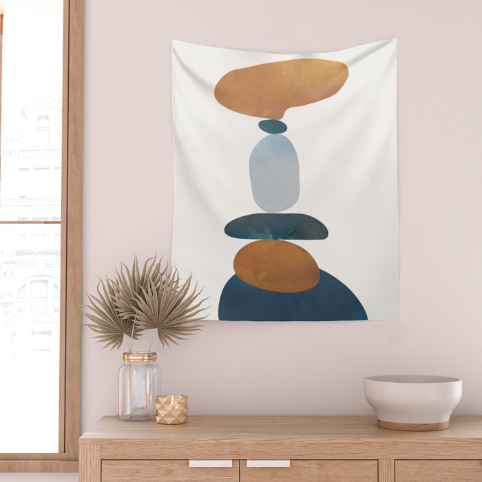 Balancing Stones 29 Wall Tapestry Gallery Image 2