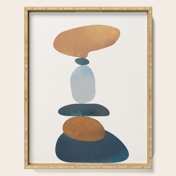 Balancing Stones 29 Serving Tray Gallery Image 1