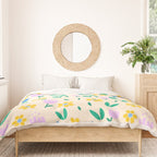 Vintage flowers pattern  Duvet Cover Gallery Image 3