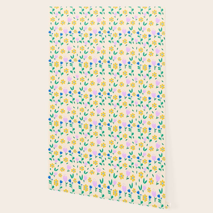 Vintage flowers pattern  Wallpaper Gallery Image 2