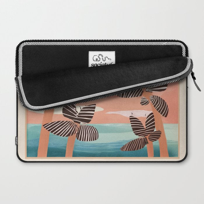 Tropical Sunset Palms III Laptop Sleeve Gallery Image 2