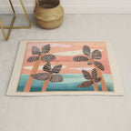 Tropical Sunset Palms III Rug Gallery Image 1