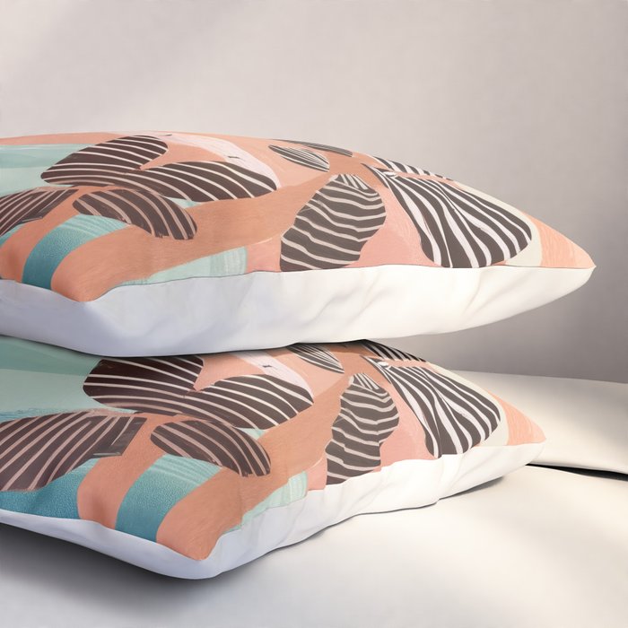Tropical Sunset Palms III Pillow Sham Gallery Image 3